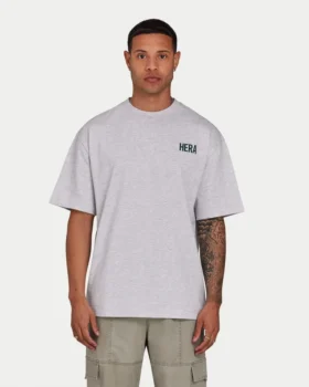 mska koszulka oversize szara melanowa 2 280x350 - Męska koszulka oversize &ndash; szara melanżowa