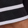 Męska koszulka z siateczki w stylu varsity – czarna Męska koszulka z siateczki w stylu varsity – czarna