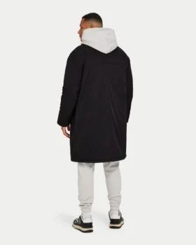 Męska kurtka typu parka – czarna Męska kurtka typu parka – czarna