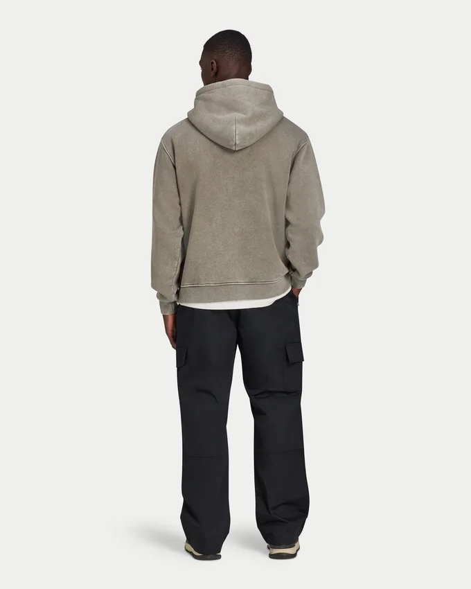 Męska Signature bluza z kapturem w charakterystycznym stylu „washed” o oversize’owym kroju Męska Signature bluza z kapturem w charakterystycznym stylu „washed” o oversize’owym kroju