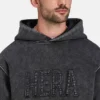 Męska Signature bluza z kapturem w charakterystycznym stylu „washed” o oversize’owym kroju Męska Signature bluza z kapturem w charakterystycznym stylu „washed” o oversize’owym kroju