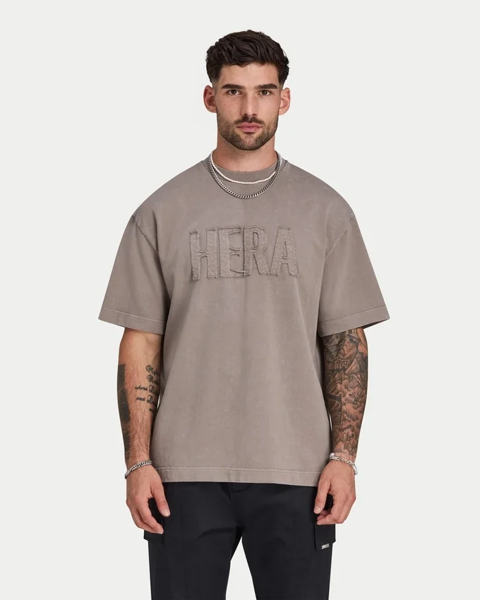 Męska Signature koszulka oversize z efektem sprania Męska Signature koszulka oversize z efektem sprania