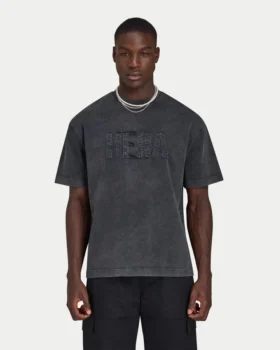 Męska Signature koszulka oversize z efektem sprania Męska Signature koszulka oversize z efektem sprania