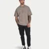 Męska Signature koszulka oversize z efektem sprania Męska Signature koszulka oversize z efektem sprania