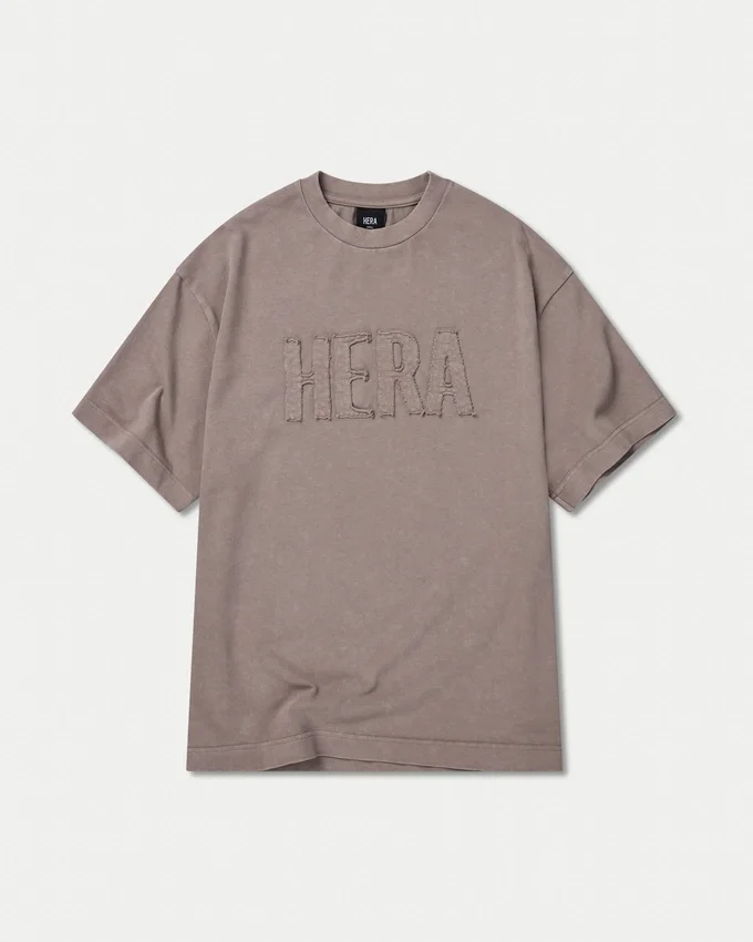 Męska Signature koszulka oversize z efektem sprania Męska Signature koszulka oversize z efektem sprania