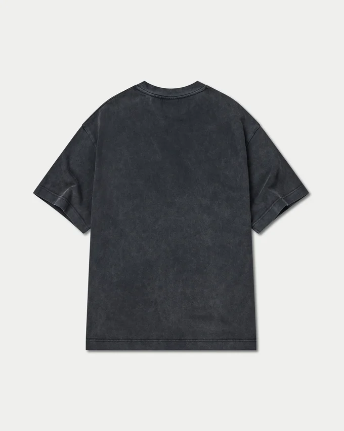 Męska Signature koszulka oversize z efektem sprania Męska Signature koszulka oversize z efektem sprania