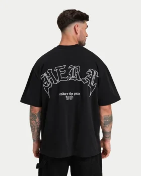 Męski oversize T-shirt Endure z grubej tkaniny