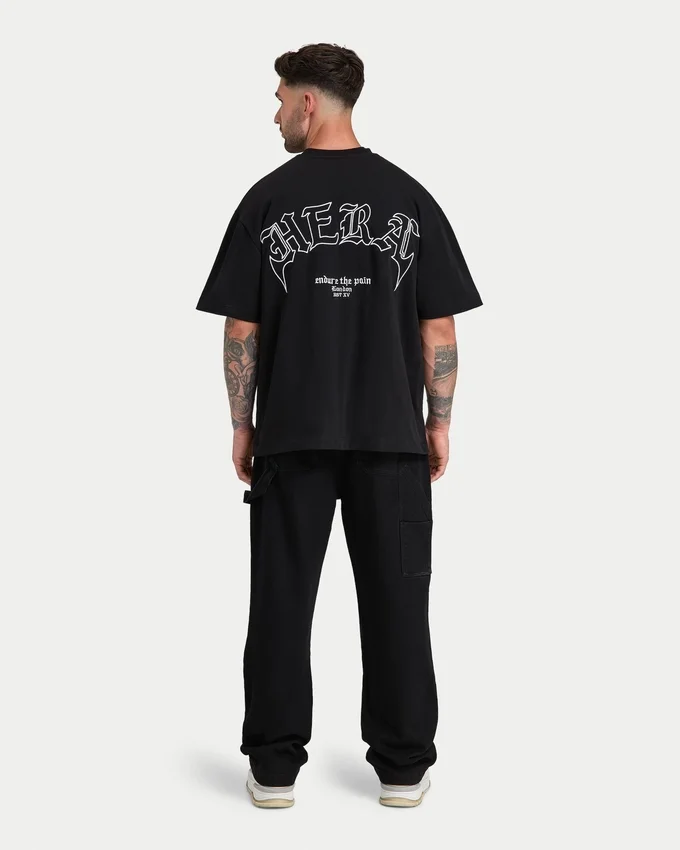 Męski oversize T-shirt Endure z grubej tkaniny Męski oversize T-shirt Endure z grubej tkaniny