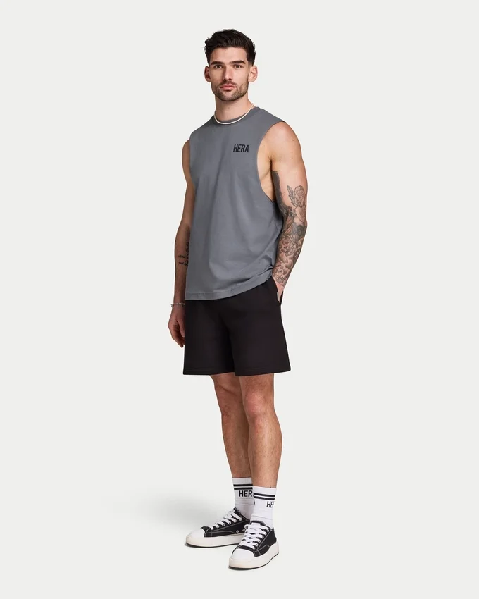 Męski podkoszulek bez rękawów w stylu oversized Męski podkoszulek bez rękawów w stylu oversized