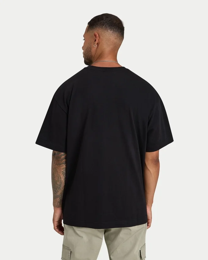 Męski T-shirt Collective – czarna Męski T-shirt Collective – czarna