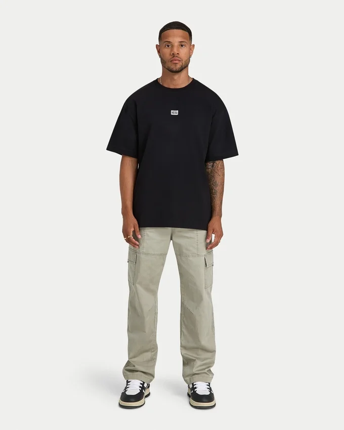 Męski T-shirt Collective – czarna Męski T-shirt Collective – czarna