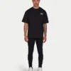 Męski T-shirt oversize – czarny Męski T-shirt oversize – czarny