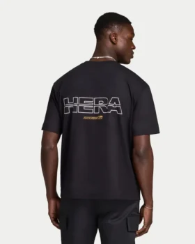 Męski T-shirt oversize w stylu wyścigowym