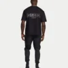 Męski T-shirt oversize w stylu wyścigowym Męski T-shirt oversize w stylu wyścigowym