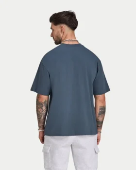 Męski T-shirt oversize z logo