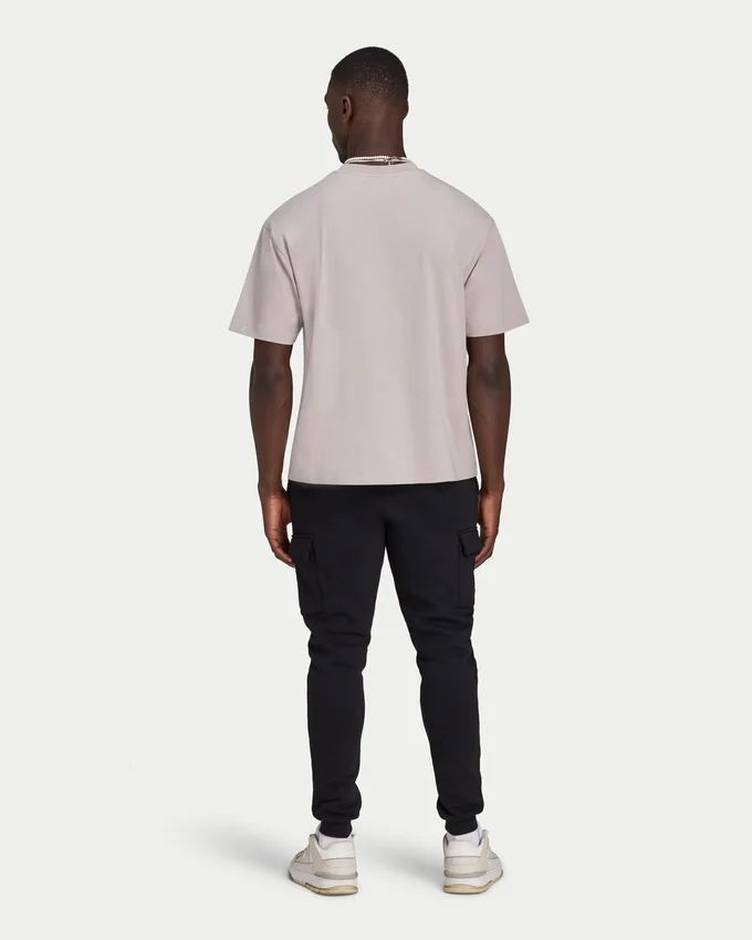 Męski T-shirt oversize z logo Męski T-shirt oversize z logo
