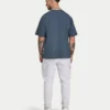 Męski T-shirt oversize z logo Męski T-shirt oversize z logo
