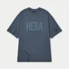 Męski T-shirt oversize z logo Męski T-shirt oversize z logo