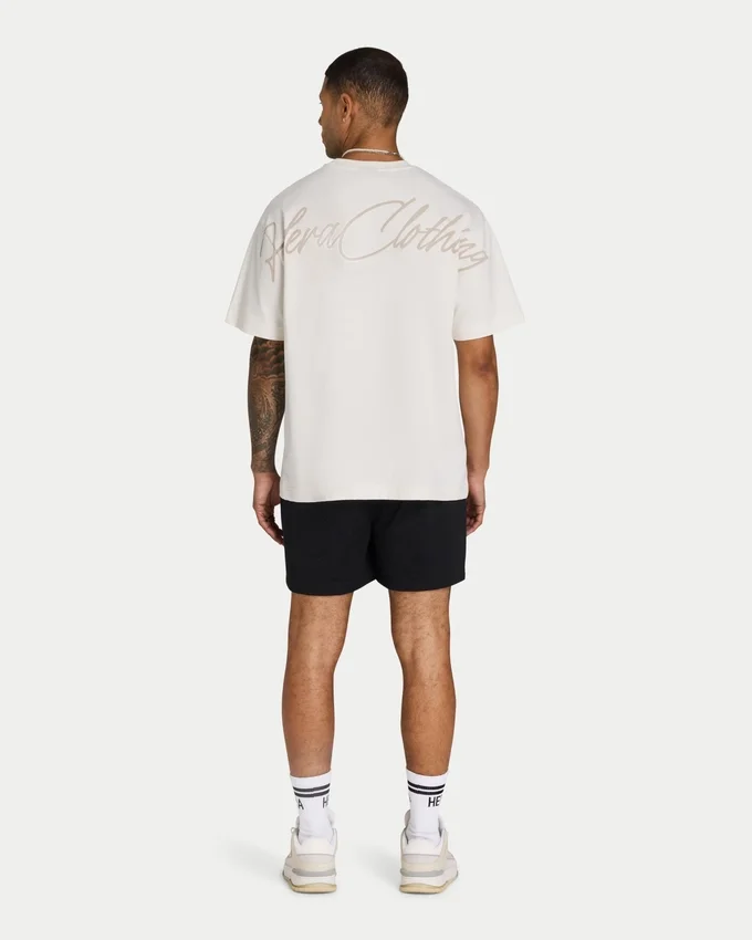 Męski T-shirt oversize z nadrukiem Męski T-shirt oversize z nadrukiem