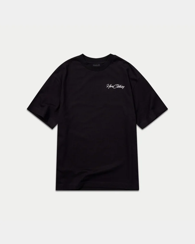 Męski T-shirt oversize z nadrukiem Męski T-shirt oversize z nadrukiem