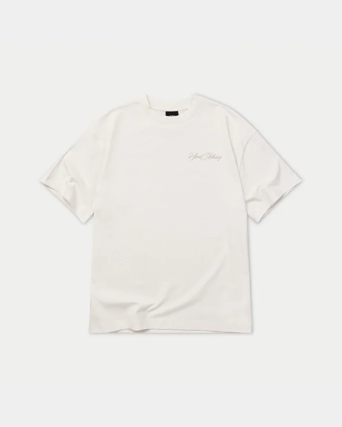 Męski T-shirt oversize z nadrukiem Męski T-shirt oversize z nadrukiem