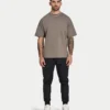 Męski T-shirt oversize z nadrukiem graffiti Męski T-shirt oversize z nadrukiem graffiti