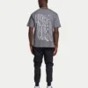 Męski T-shirt oversize z nadrukiem graffiti Męski T-shirt oversize z nadrukiem graffiti