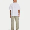 Męski T-shirt z nadrukiem „Label” – biały Męski T-shirt z nadrukiem „Label” – biały