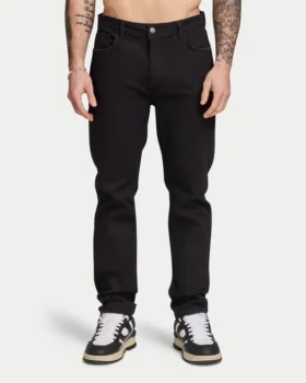 Męskie Denim o luźnym kroju – czarne