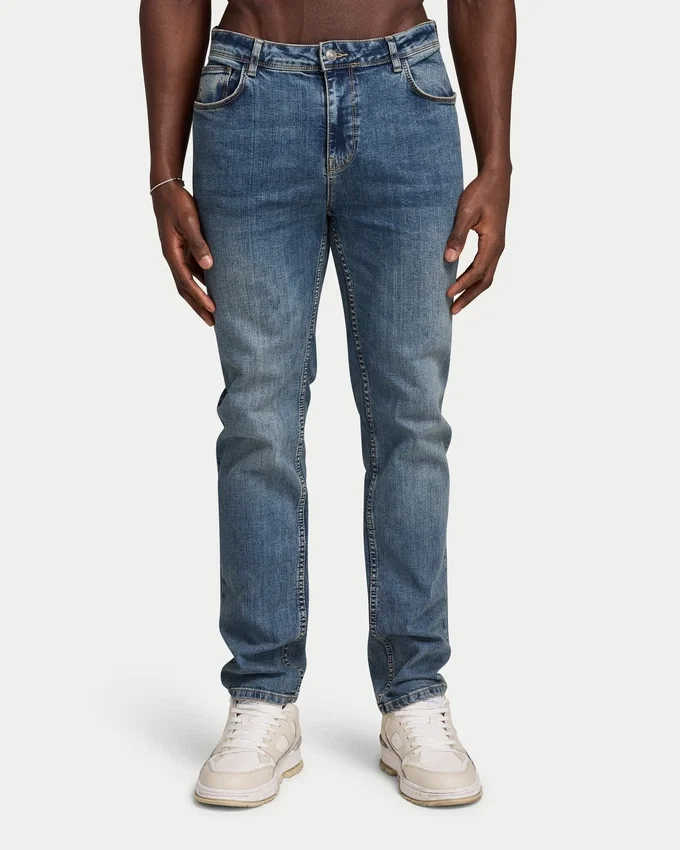 Męskie Denim o luźnym kroju – średnie wybarwienie Męskie Denim o luźnym kroju – średnie wybarwienie
