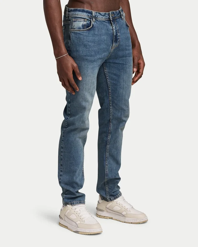 Męskie Denim o luźnym kroju – średnie wybarwienie Męskie Denim o luźnym kroju – średnie wybarwienie