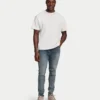 Męskie dżinsy o kroju slim fit – kolor blue sand Męskie dżinsy o kroju slim fit – kolor blue sand