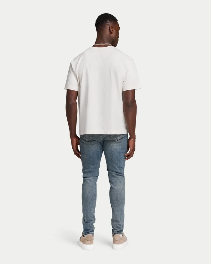 Męskie dżinsy o kroju slim fit – kolor blue sand Męskie dżinsy o kroju slim fit – kolor blue sand