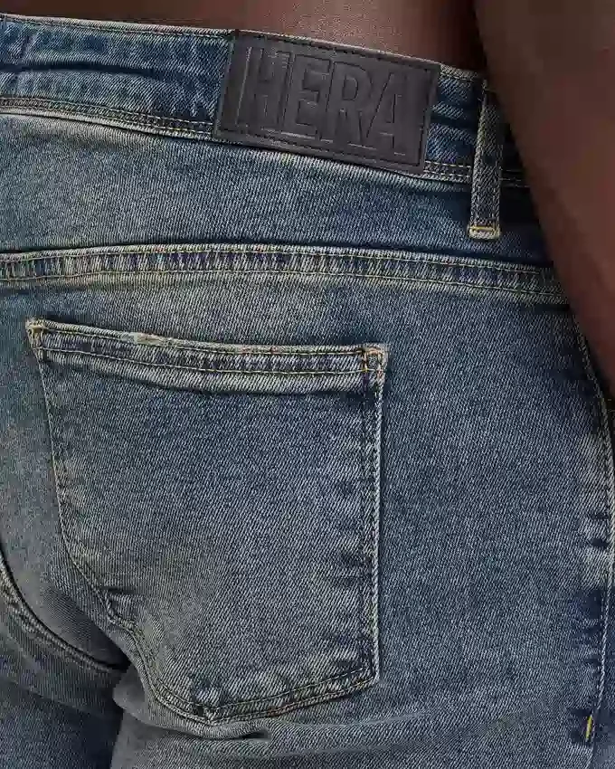 Męskie dżinsy o kroju slim fit – kolor blue sand Męskie dżinsy o kroju slim fit – kolor blue sand