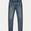 Męskie dżinsy o kroju slim fit – kolor blue sand Męskie dżinsy o kroju slim fit – kolor blue sand