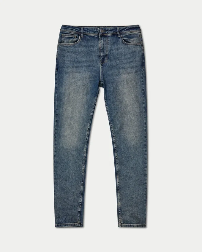 Męskie dżinsy o kroju slim fit – kolor blue sand Męskie dżinsy o kroju slim fit – kolor blue sand