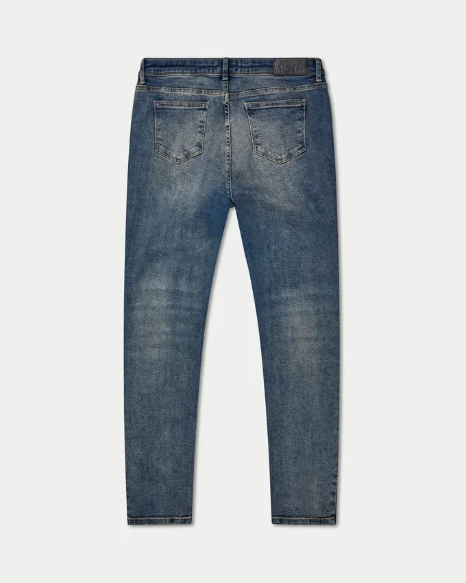 Męskie dżinsy o kroju slim fit – kolor blue sand Męskie dżinsy o kroju slim fit – kolor blue sand