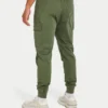 Męskie spodnie cargo typu utility – ciemny khaki