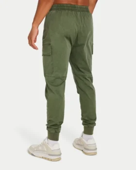 Męskie spodnie cargo typu utility – ciemny khaki