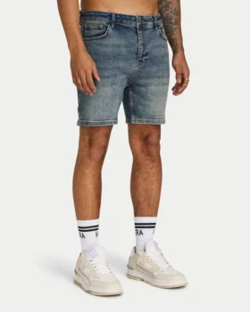 Męskie szorty slim fit – Blue Sand