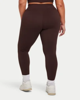 Niezbędne legginsy damskie – kolor brązowy łupkowy