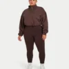 Niezbędne legginsy damskie – kolor brązowy łupkowy Niezbędne legginsy damskie – kolor brązowy łupkowy