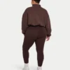 Niezbędne legginsy damskie – kolor brązowy łupkowy Niezbędne legginsy damskie – kolor brązowy łupkowy