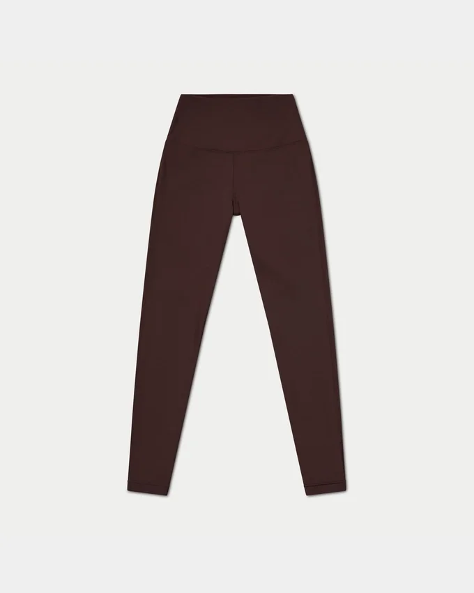 Niezbędne legginsy damskie – kolor brązowy łupkowy Niezbędne legginsy damskie – kolor brązowy łupkowy