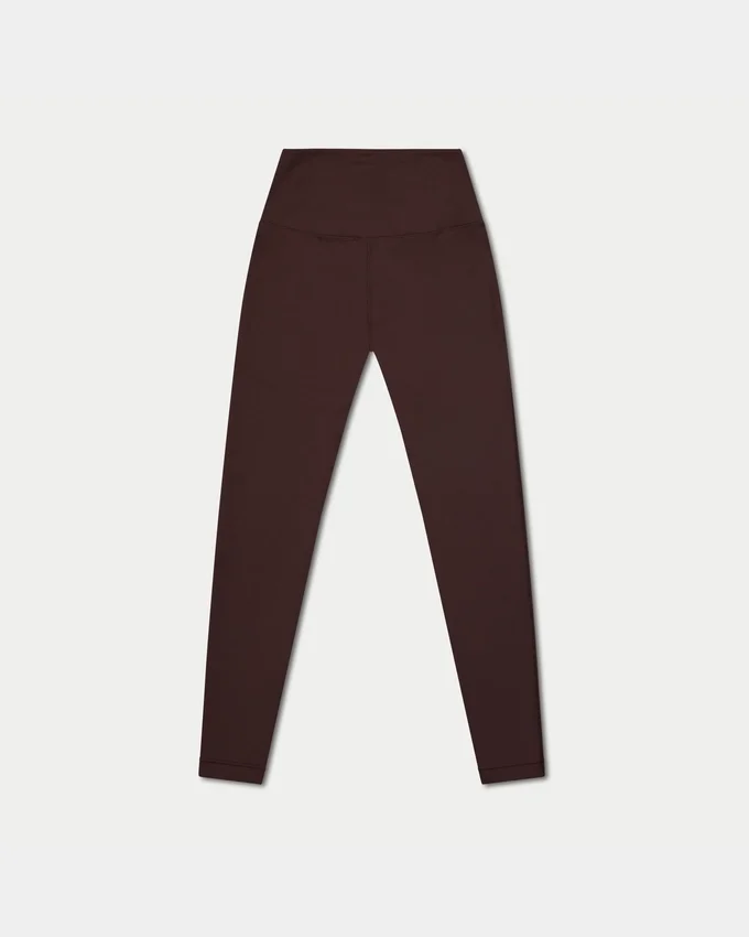 Niezbędne legginsy damskie – kolor brązowy łupkowy Niezbędne legginsy damskie – kolor brązowy łupkowy