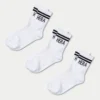 Skarpety unisex z logo – opakowanie zawierające 3 pary