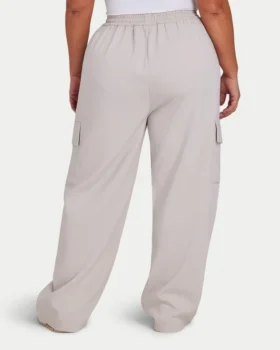 Spodnie cargo damskie | Studio Cargo Pant – kolor kamienny