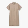 Sukienka koszulowa z mieszanki lnu z serii Rewear – kolor marsh grey Sukienka koszulowa z mieszanki lnu z serii Rewear – kolor marsh grey