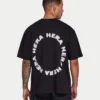 T-shirty męskie | T-shirt oversize „Motion” – czarna T-shirty męskie | T-shirt oversize „Motion” – czarna