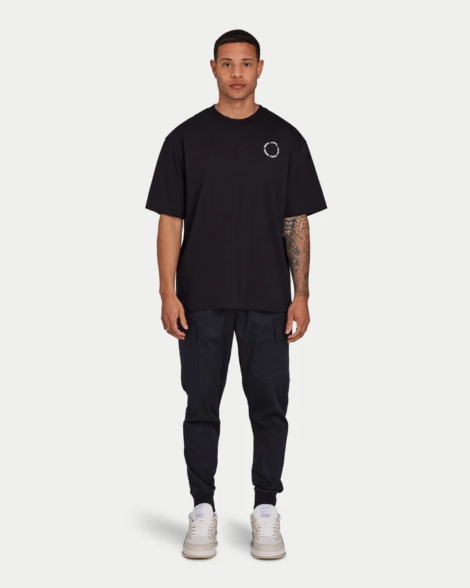 T-shirty męskie | T-shirt oversize „Motion” – czarna T-shirty męskie | T-shirt oversize „Motion” – czarna